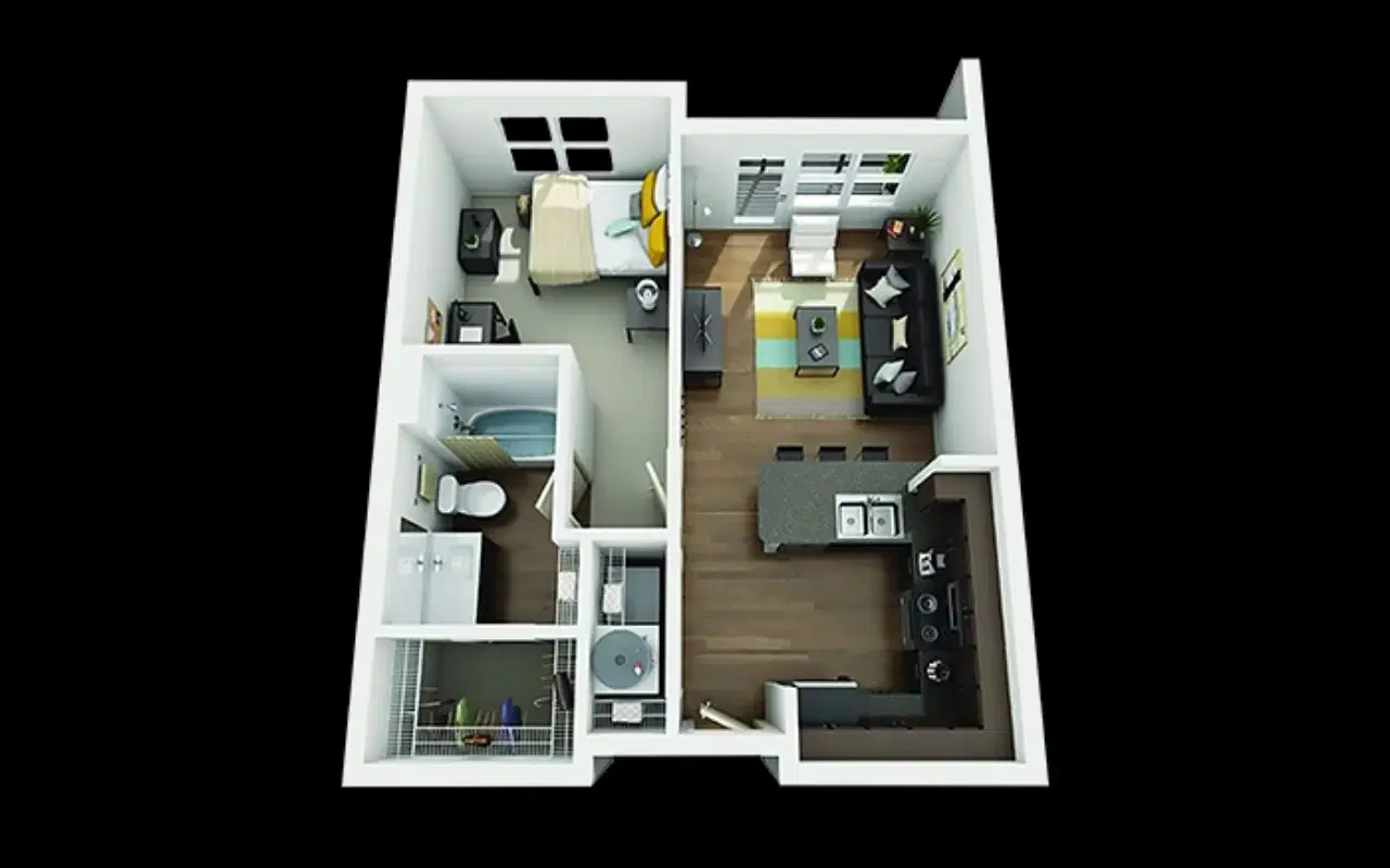 The Lorimer, Denton – 1 Bedroom 1 Bathroom | A2