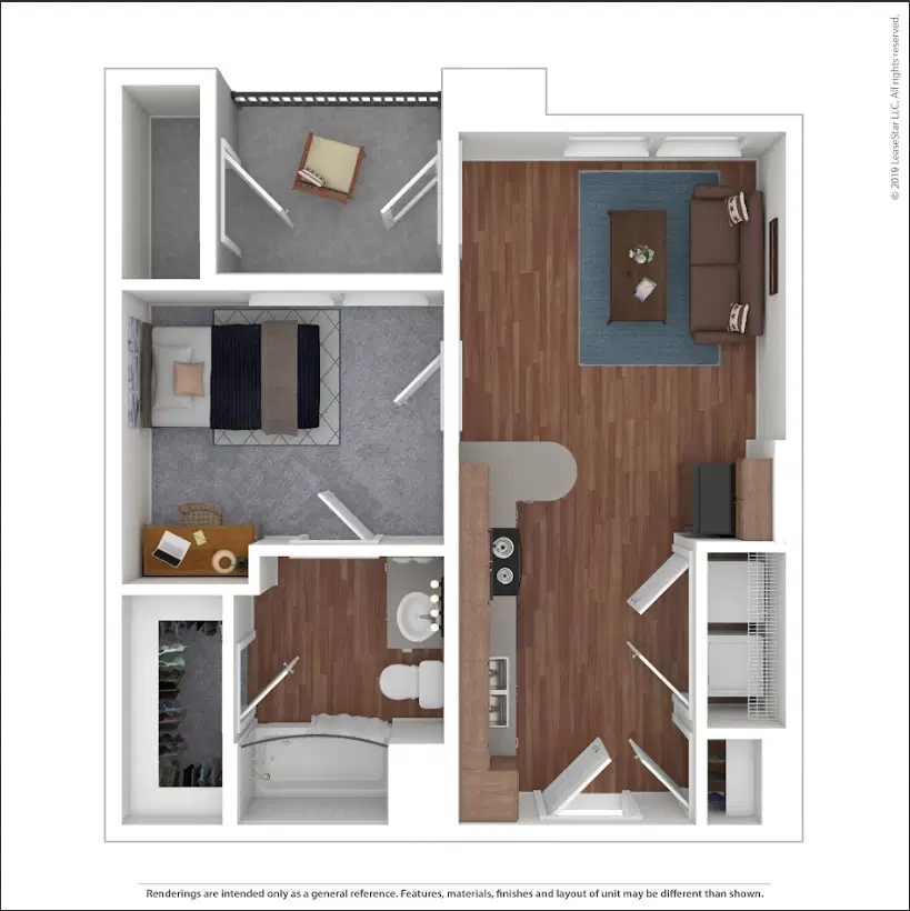 Maverick Place, Arlington – 1 Bedroom 1 Bathroom