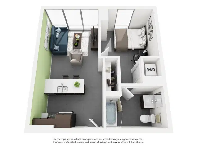 Vue 53, Chicago – 1 Bedroom 1 Bathroom