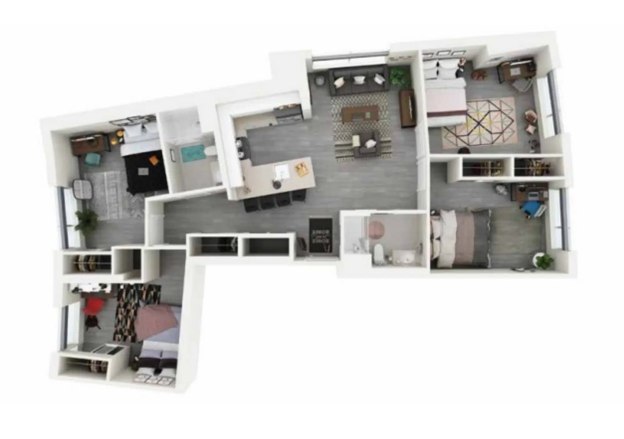 Arc Student Housing, Winnipeg – Four Bedroom Suite