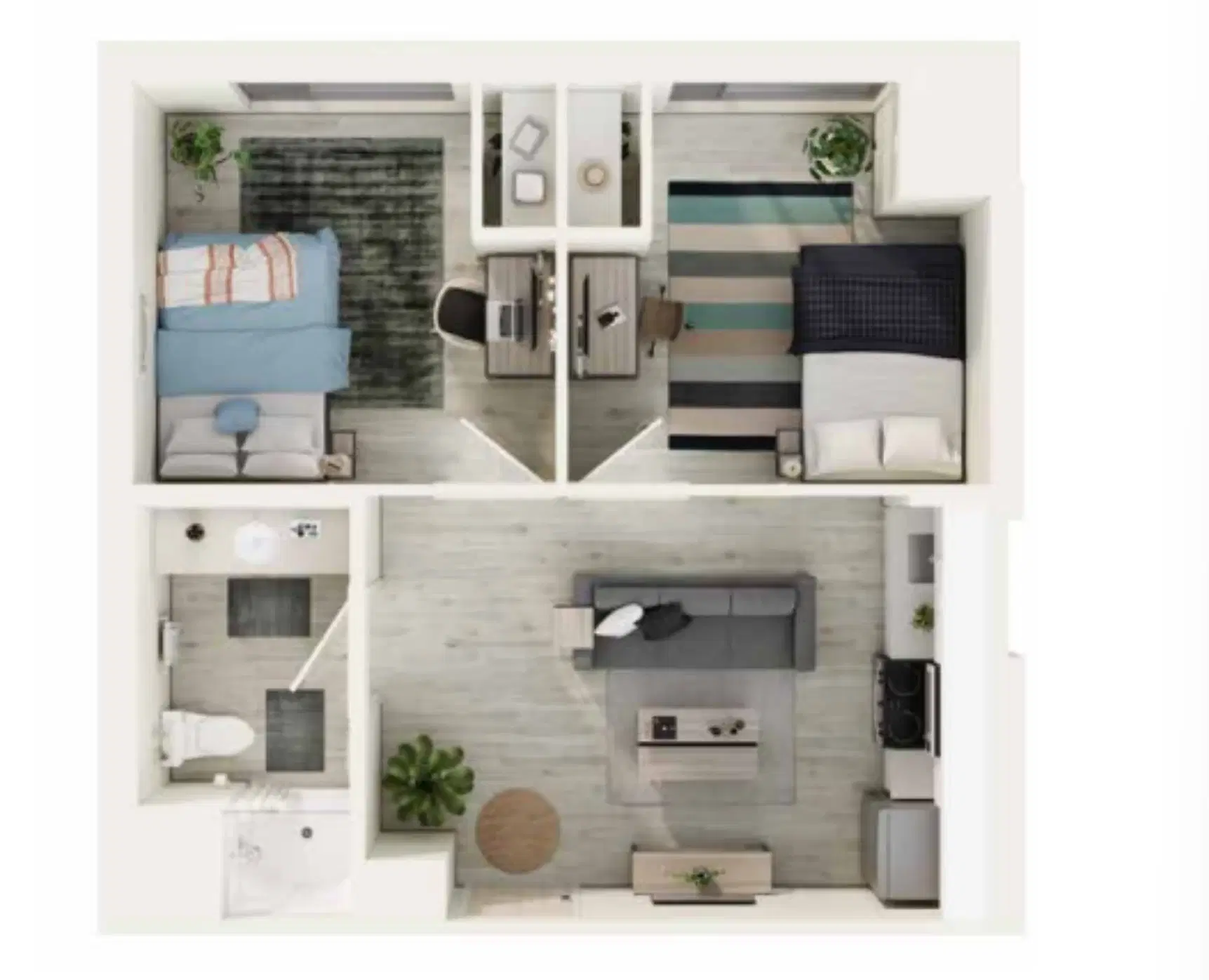 Align Student Housing, Winnipeg – Deluxe Two Bedroom Suite