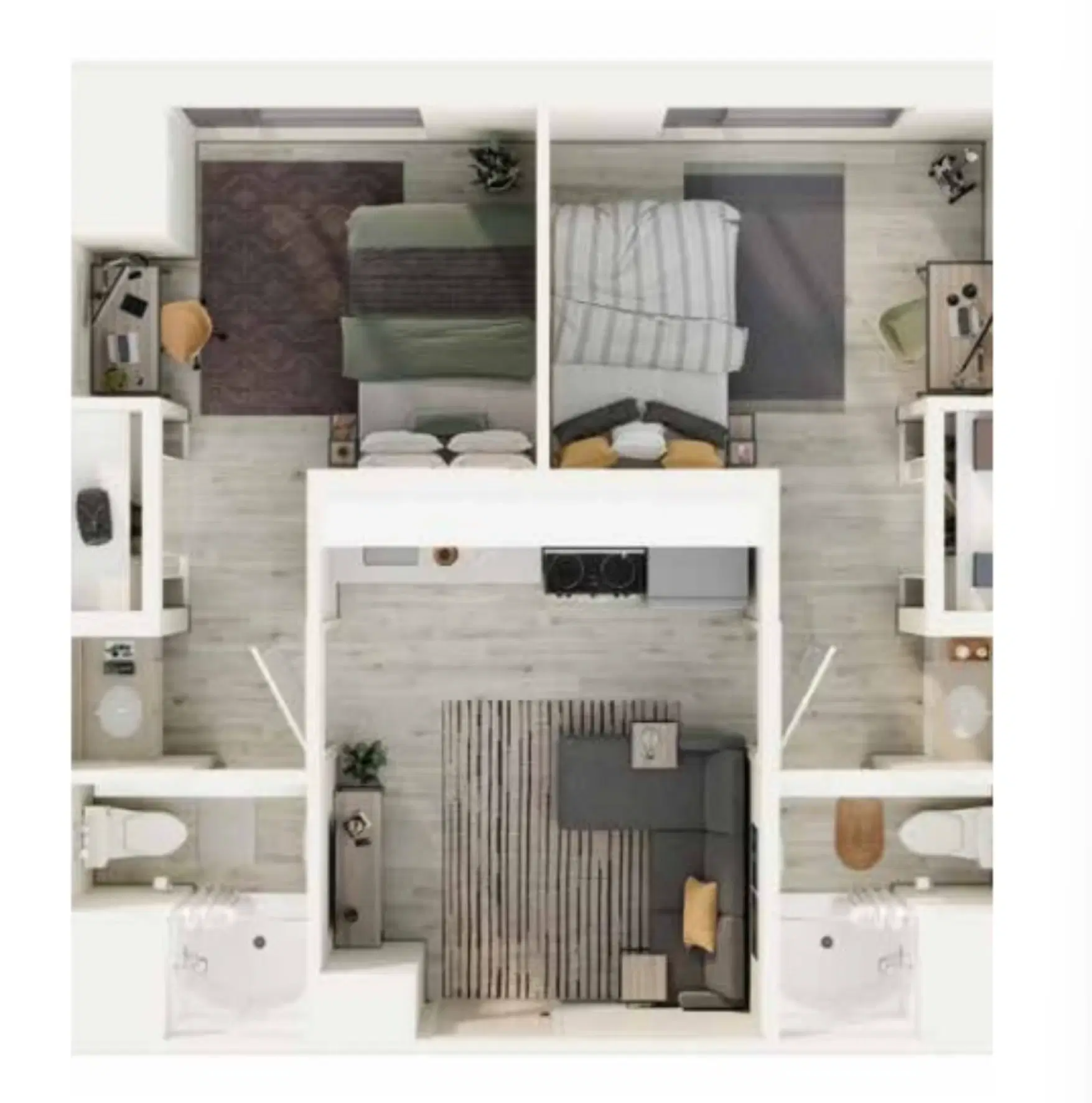 Align Student Housing, Winnipeg – Two Bedroom, Two Bathroom Suite