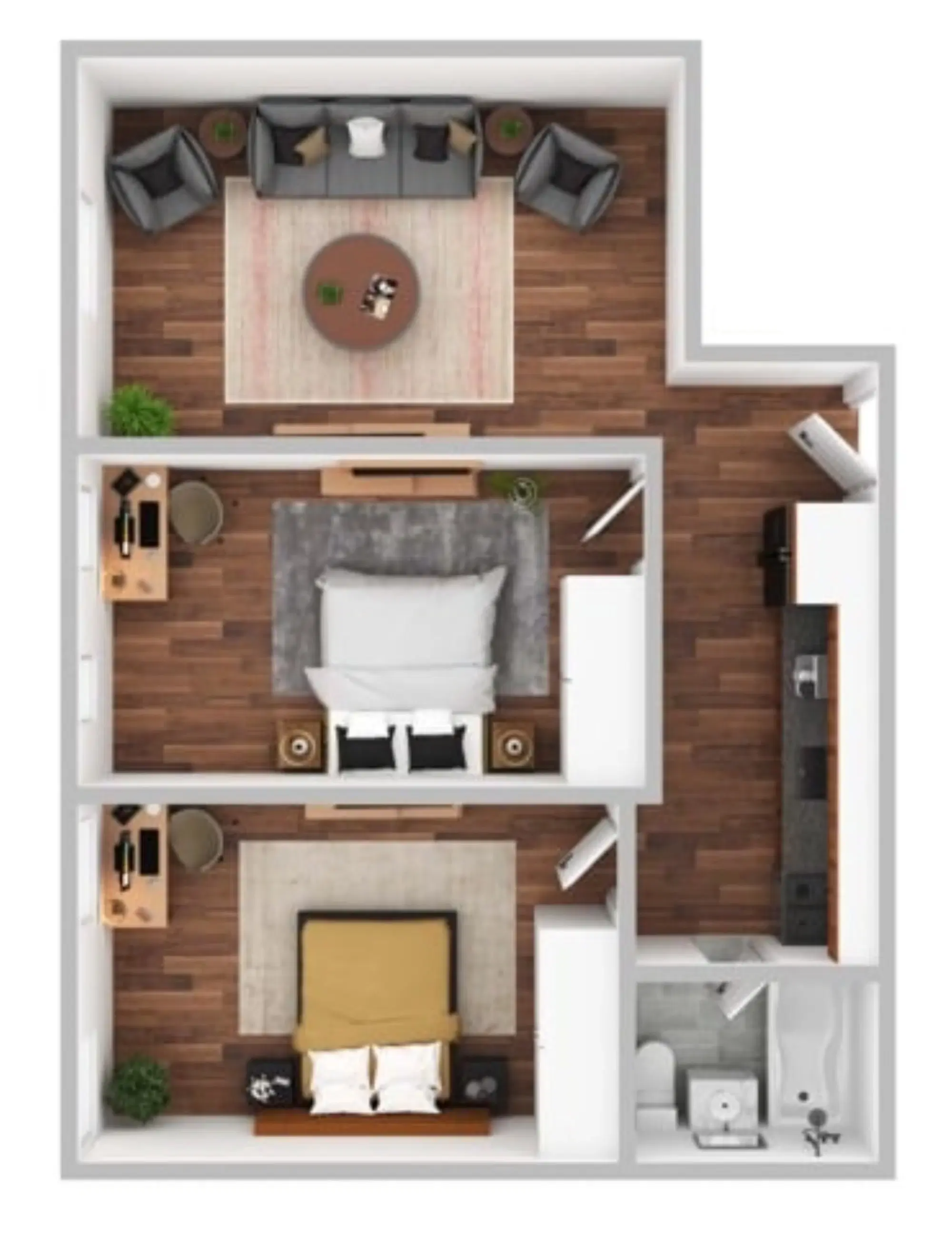 Hamilton Court, Philadelphia – Room in 2 Bedroom 1 Bathroom | 2 BR K4