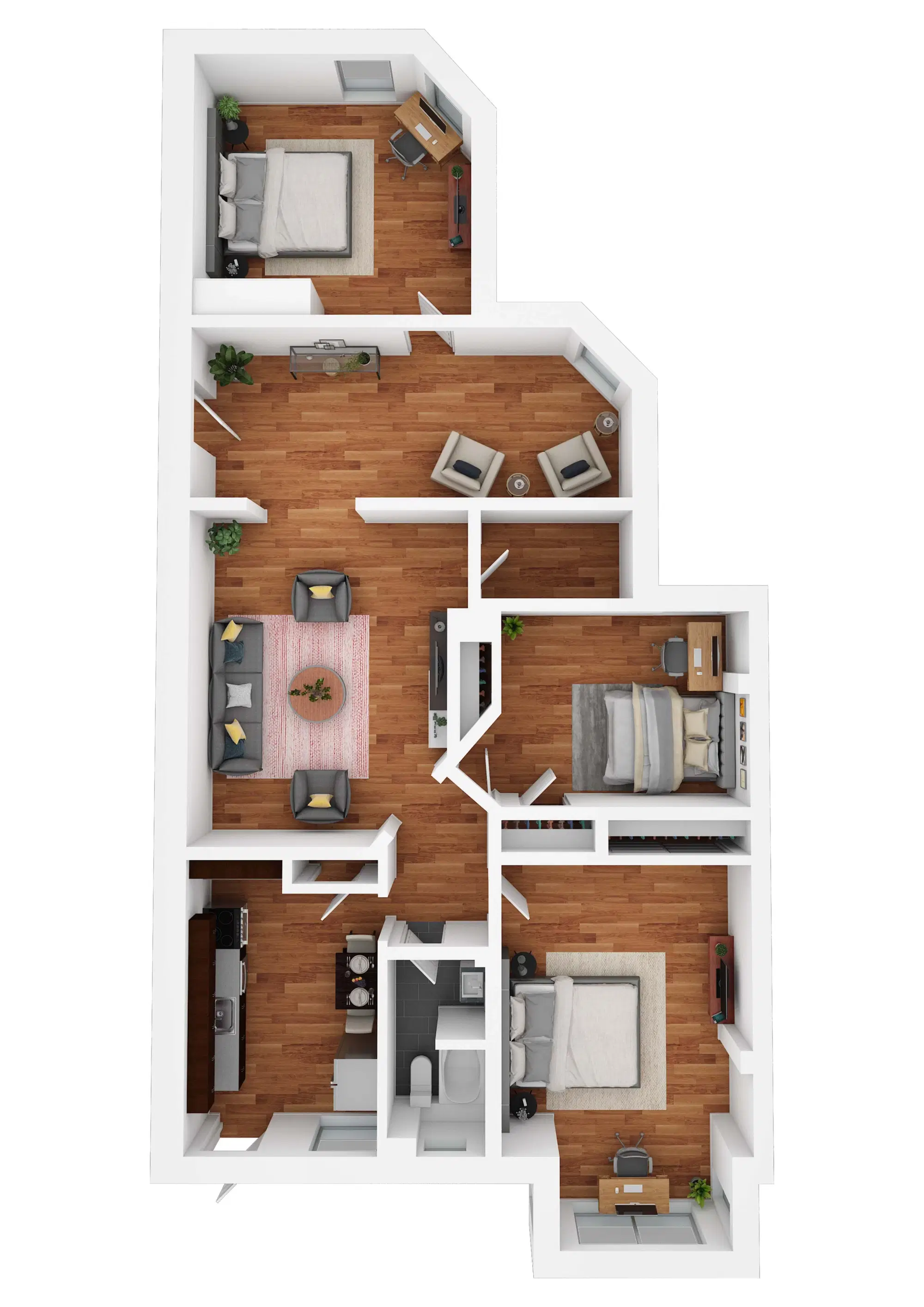 Hamilton Court, Philadelphia – Room in 3 Bedroom 1 Bathroom | 3 BR E2