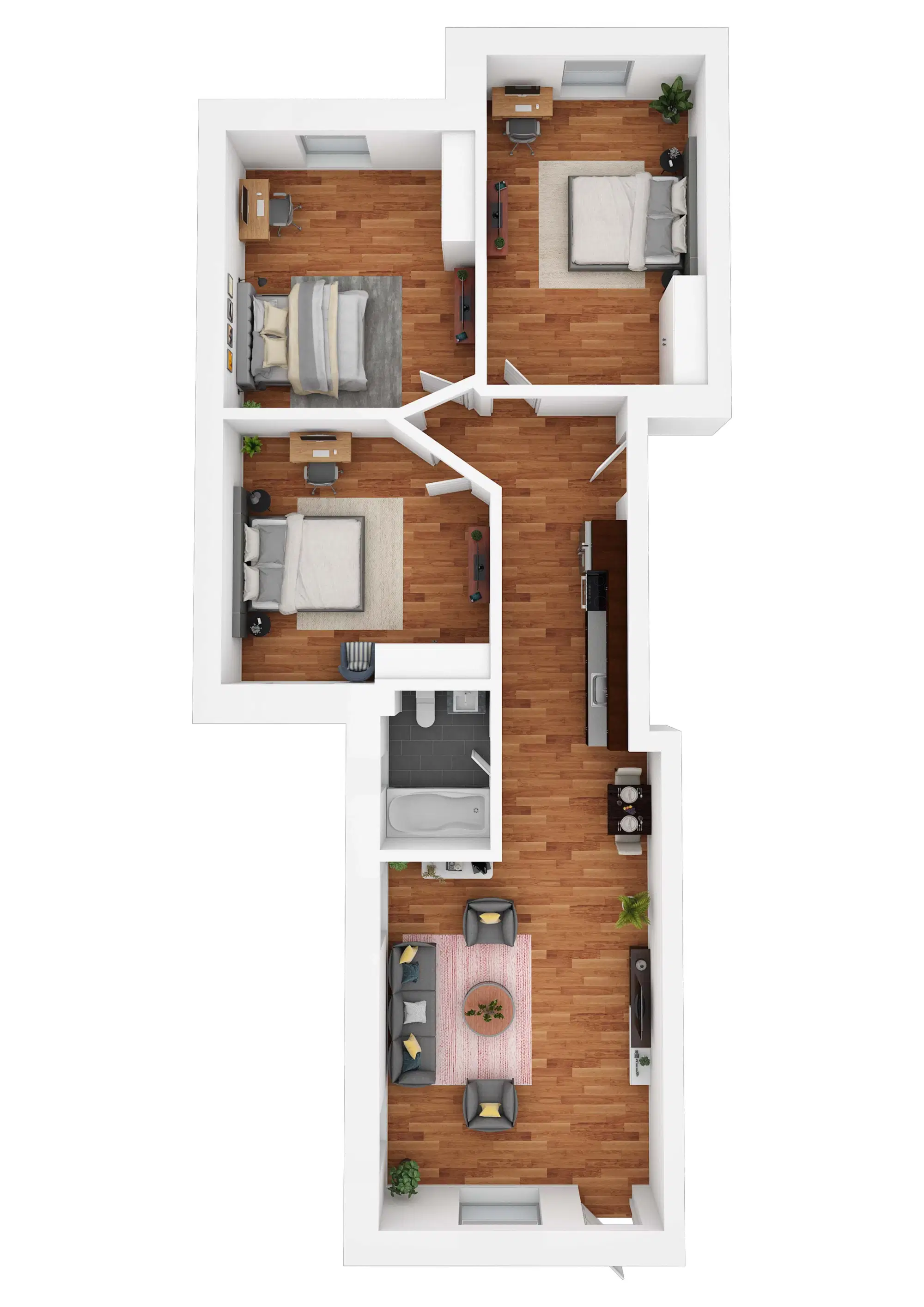 Hamilton Court, Philadelphia – Room in 3 Bedroom 1 Bathroom | 3 BR E3
