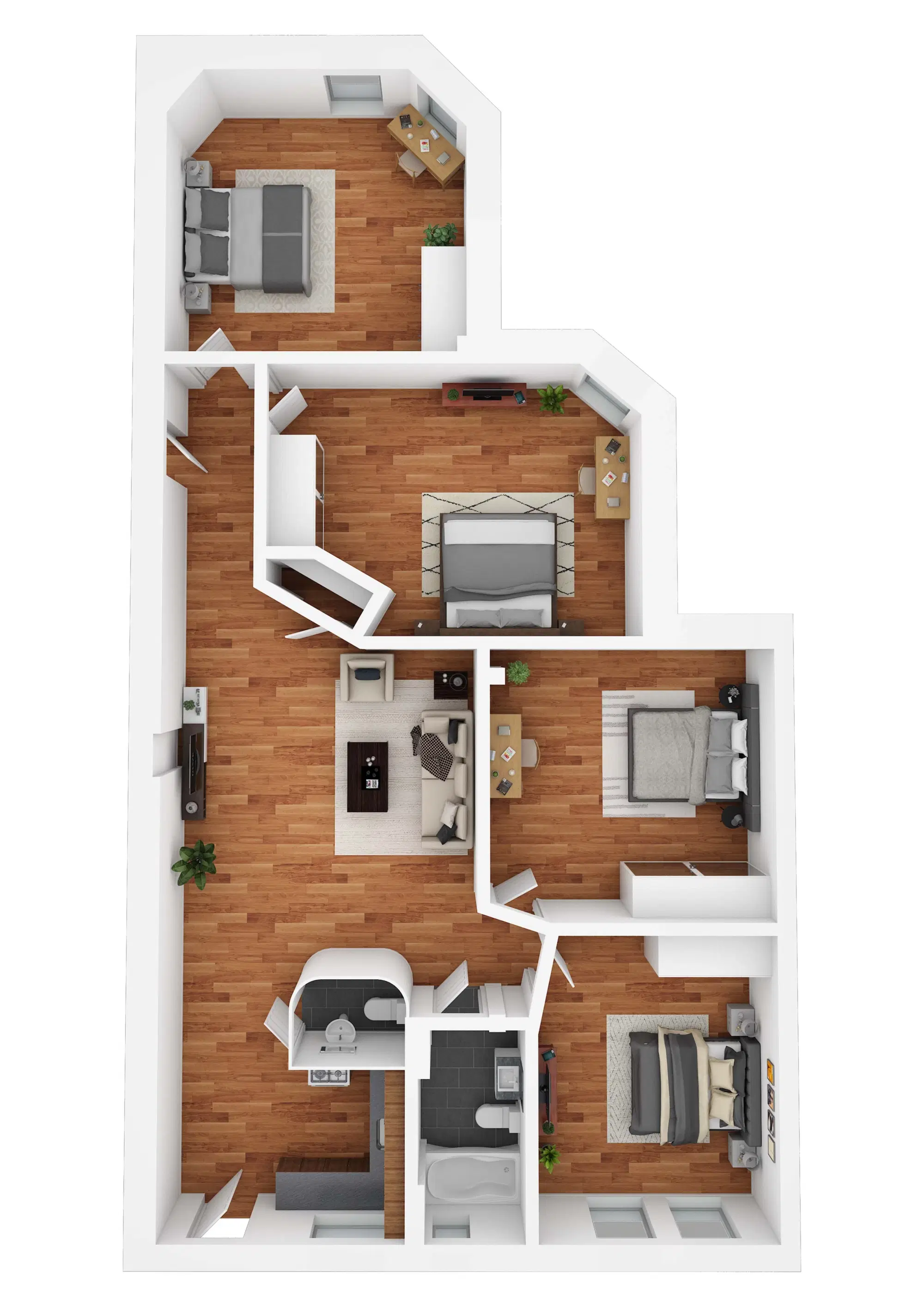 Hamilton Court, Philadelphia – Room in 4 Bedroom 2 Bathroom | 4 BR E2