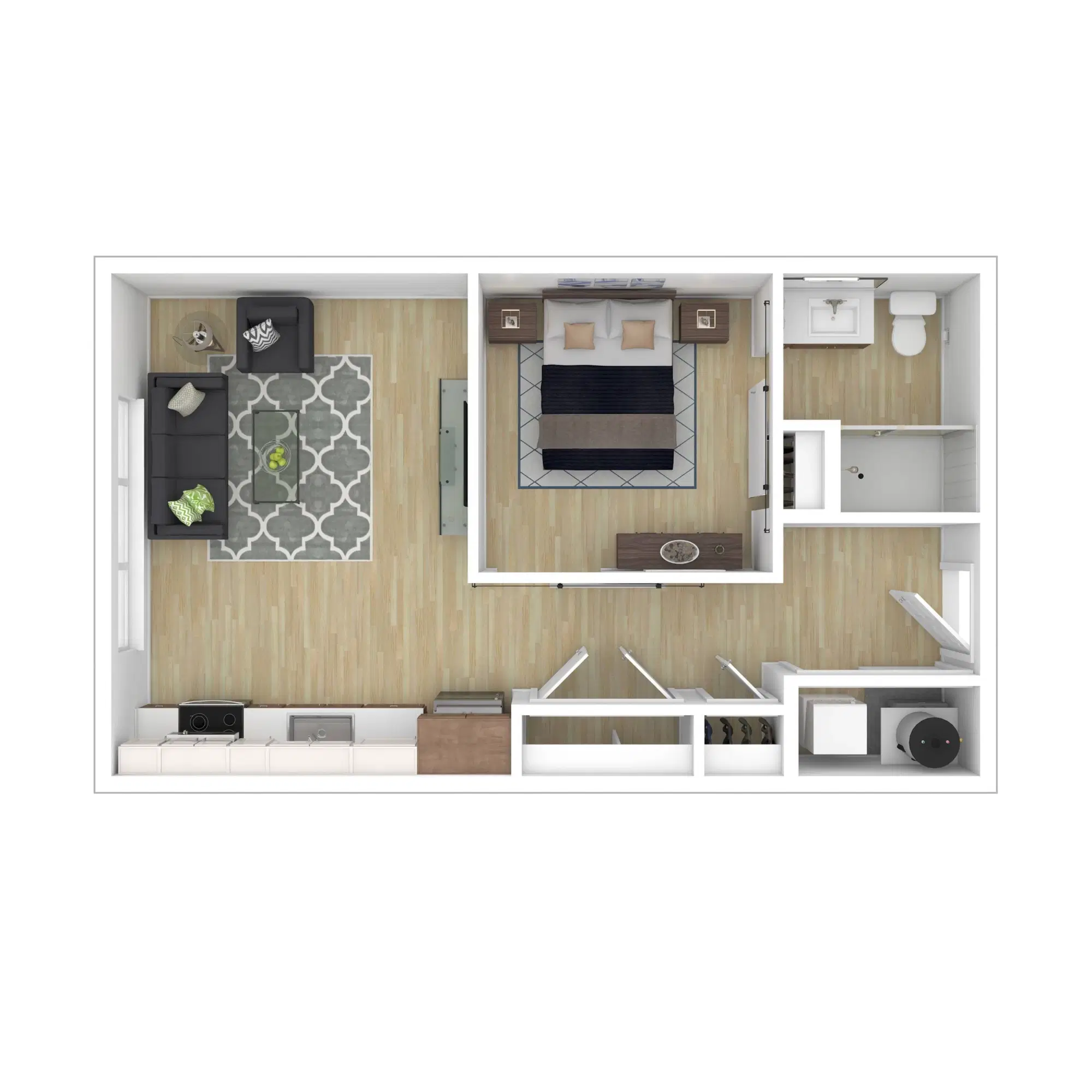 8th And High, Columbus – 1 Bed 1 Bath Standard