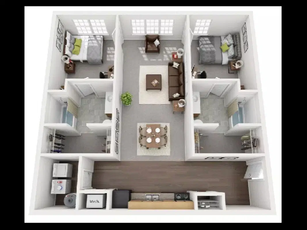 The View, State College – 2x2 Standard - 2 Bed 2 Bath