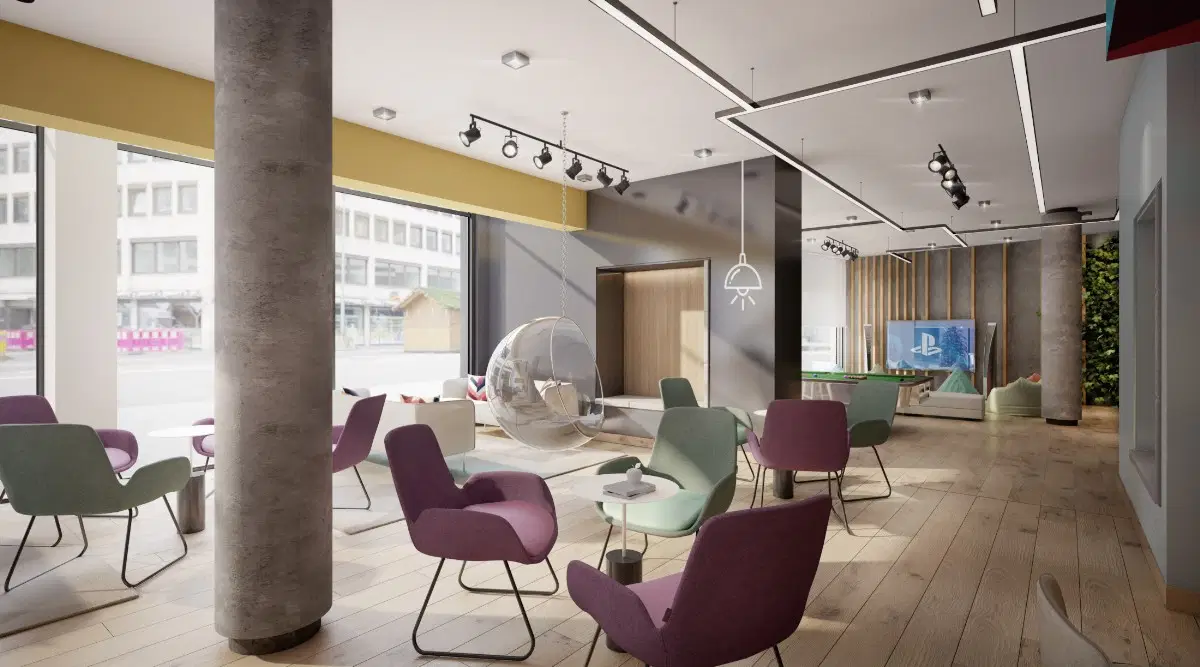 Union Student Living, Leeds – Common Area