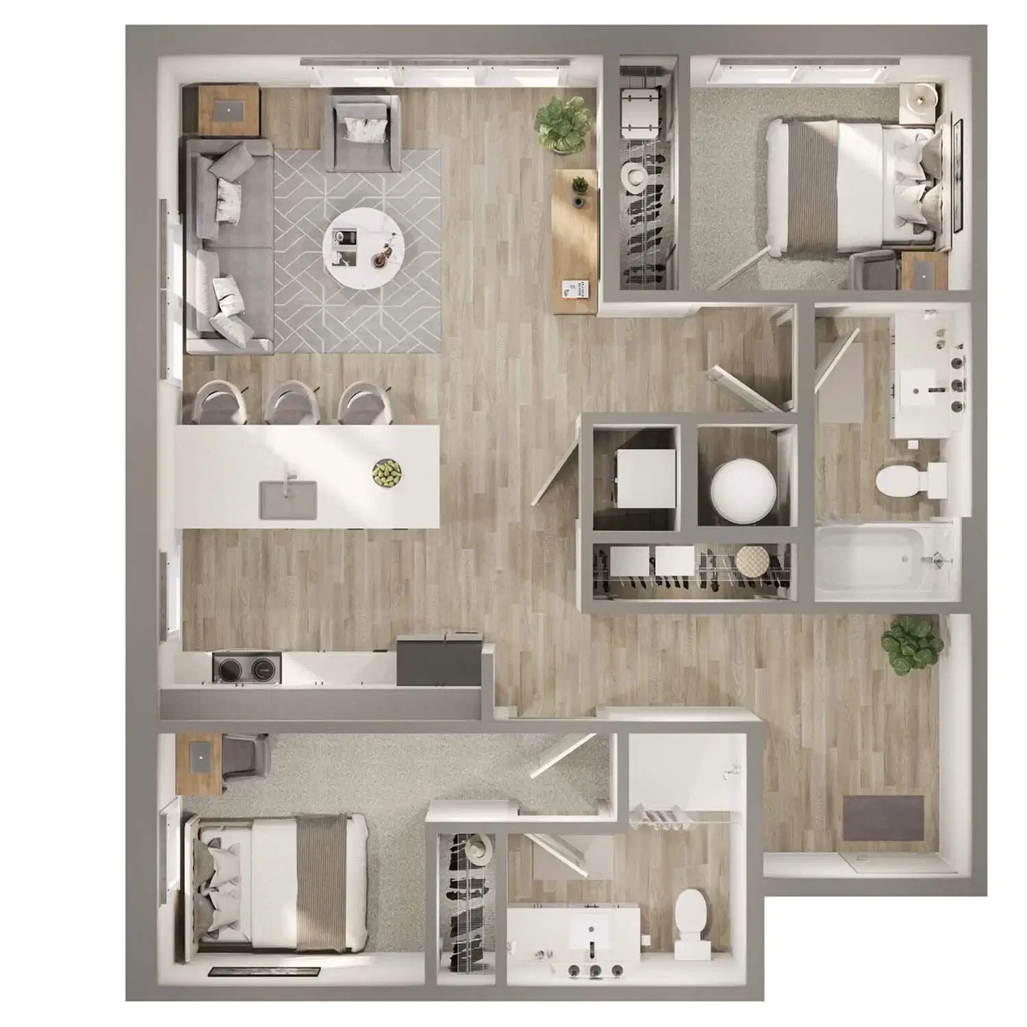 Peer on 7th, Columbus – Room in 2 Bedrom 2 Bathroom | B2