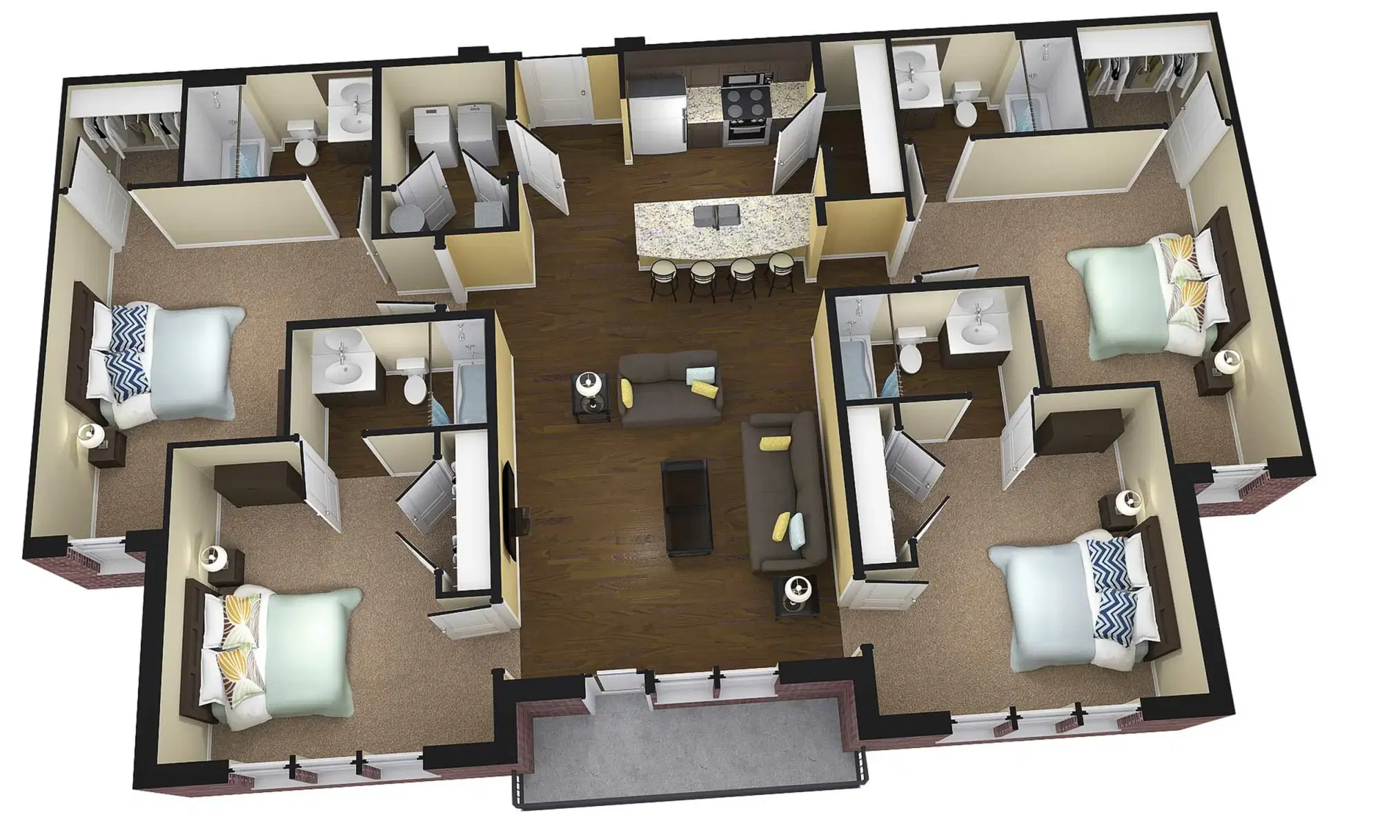 Midtown at WKU, Bowling Green – 4 Bed 4 Bath | Bretona II