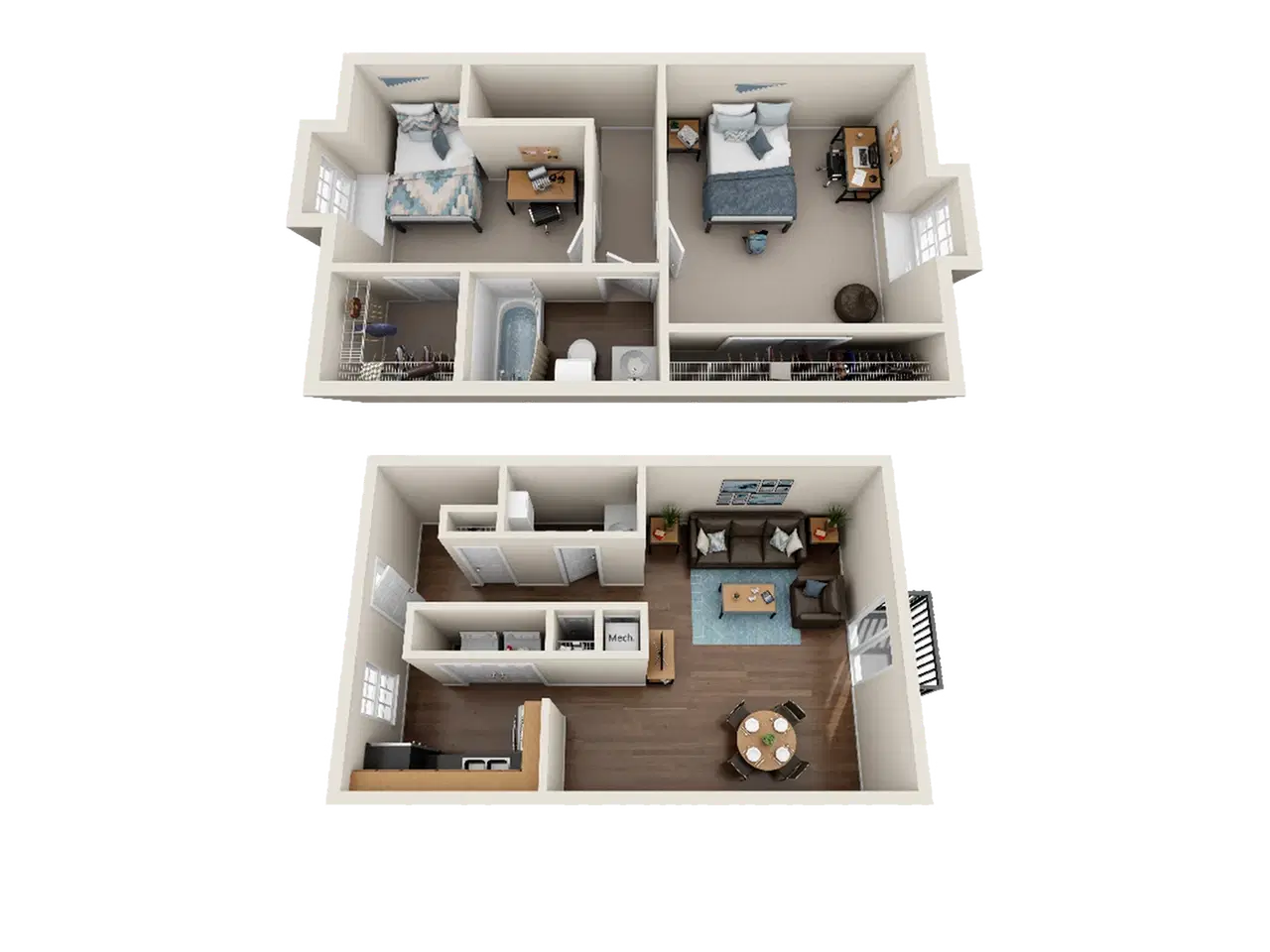 Oxford West, Oxford – 2 Bed 1.5 Bath TH-DLX