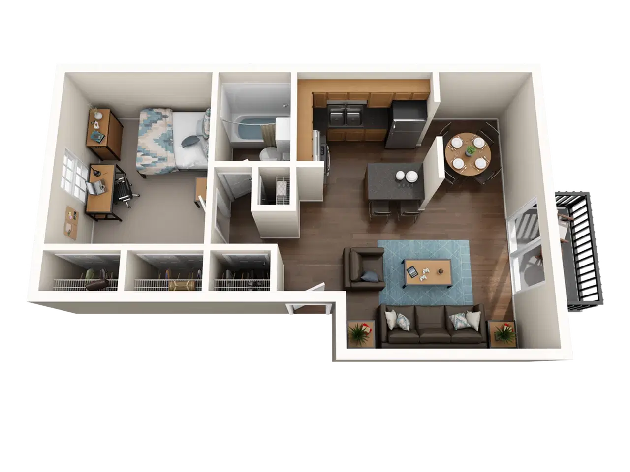 Oxford West, Oxford – 1 Bed 1 Bath