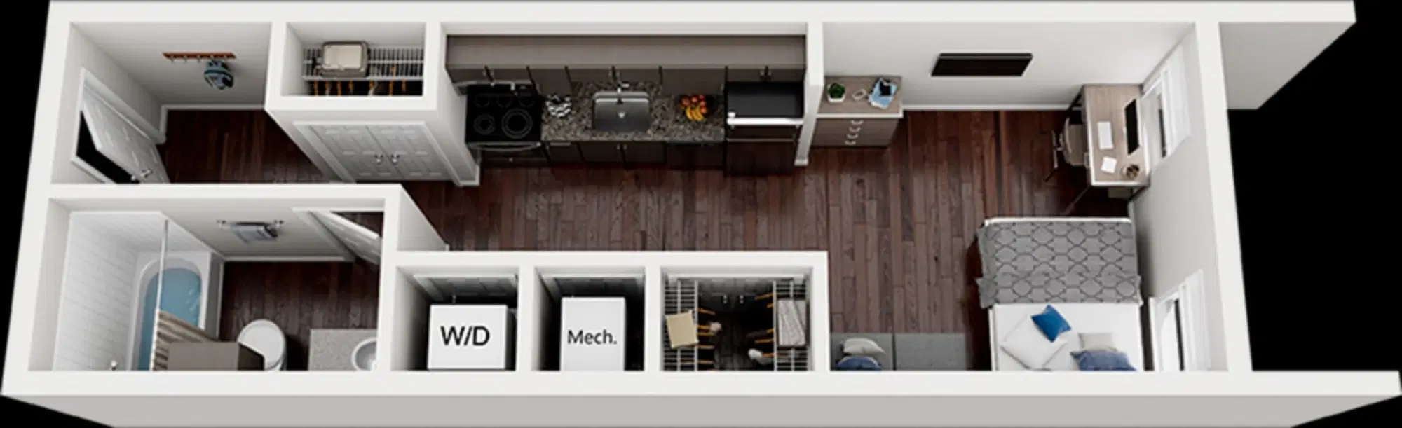 21 Pearl, Austin – Studio SMART (0 Bed - 1 Bath)