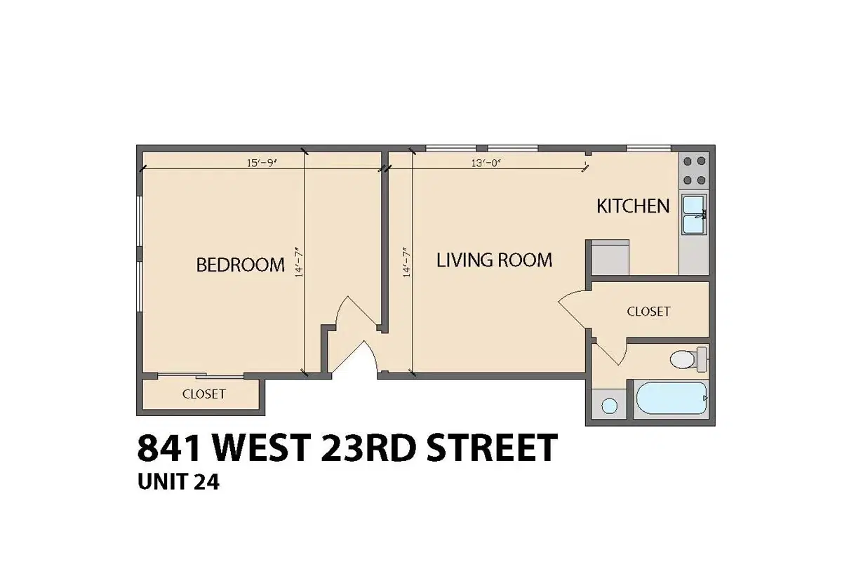 841 W 23rd St, Los Angeles – 1 Bed 1 Bath