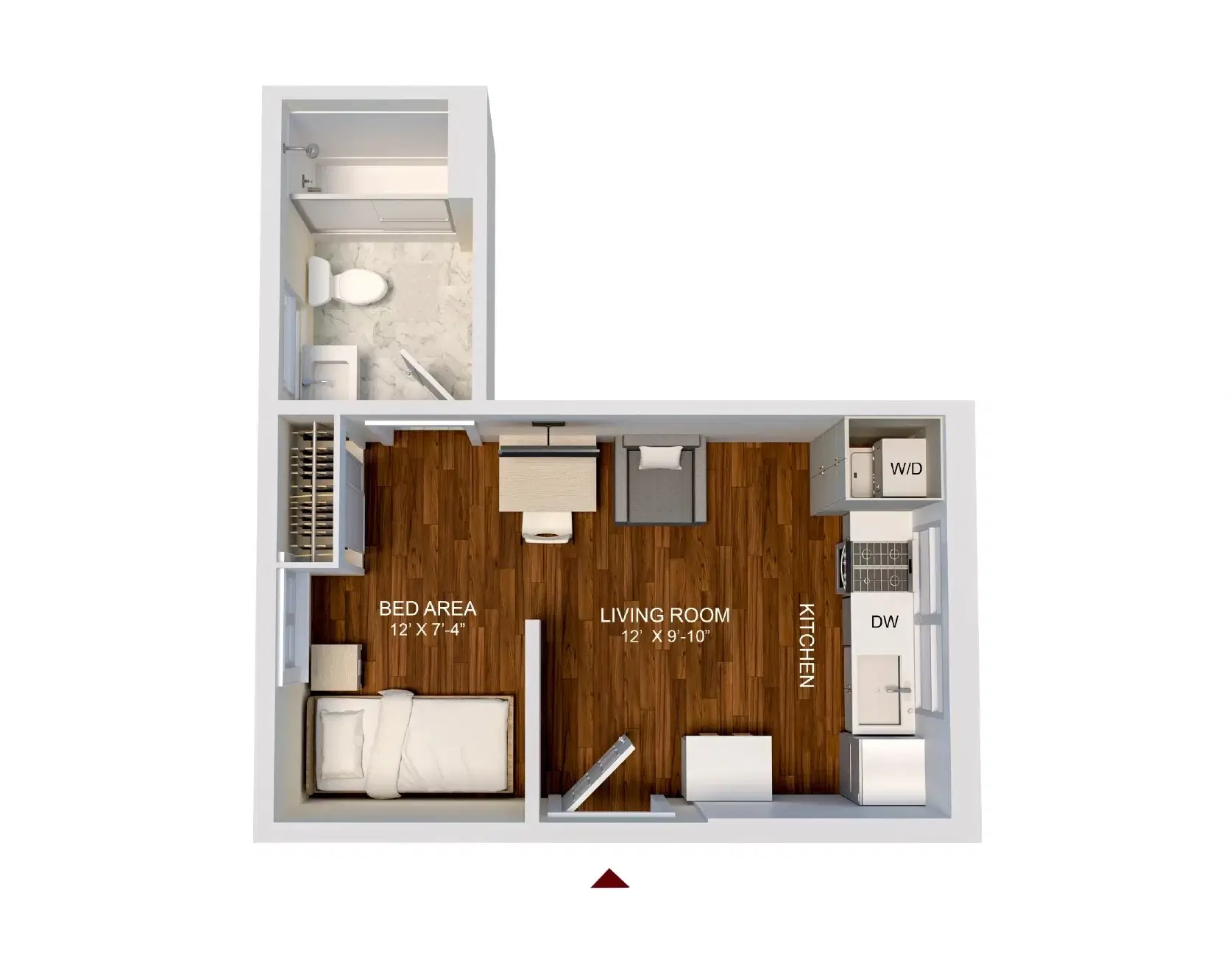 Hoover Square, Los Angeles – 1 Bedroom 1 Bathroom Apartment