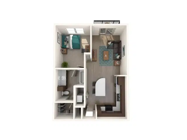 GrandMarc, Austin – 1X1 - 1 Bedroom 1 Bathroom