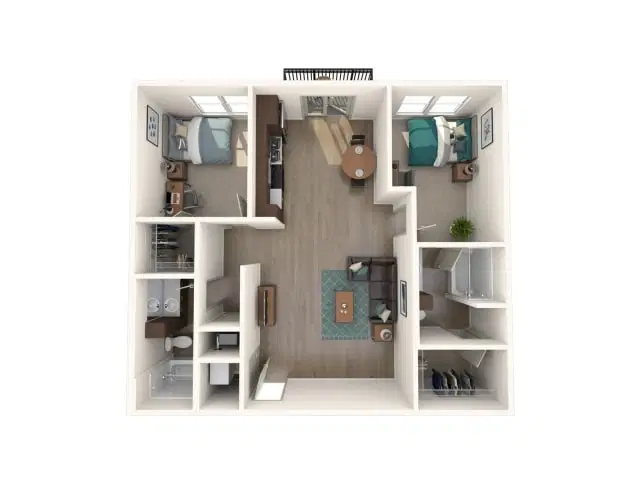 GrandMarc, Austin – 2X2 - 2 Bedroom 2 Bathroom