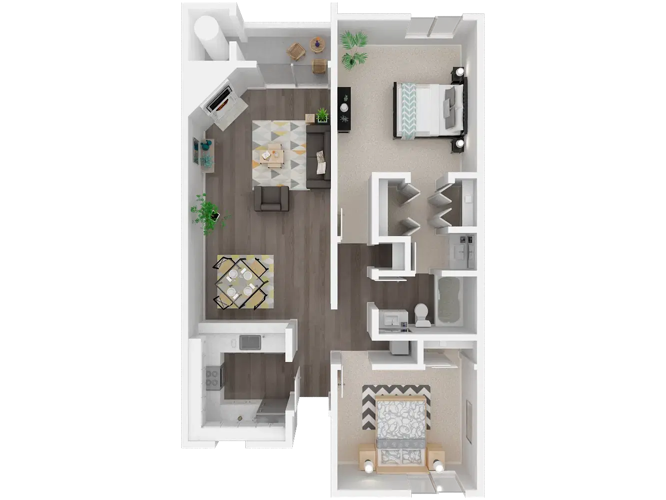 Ellington Apartments, Davis – 2 Bed 1 Bath