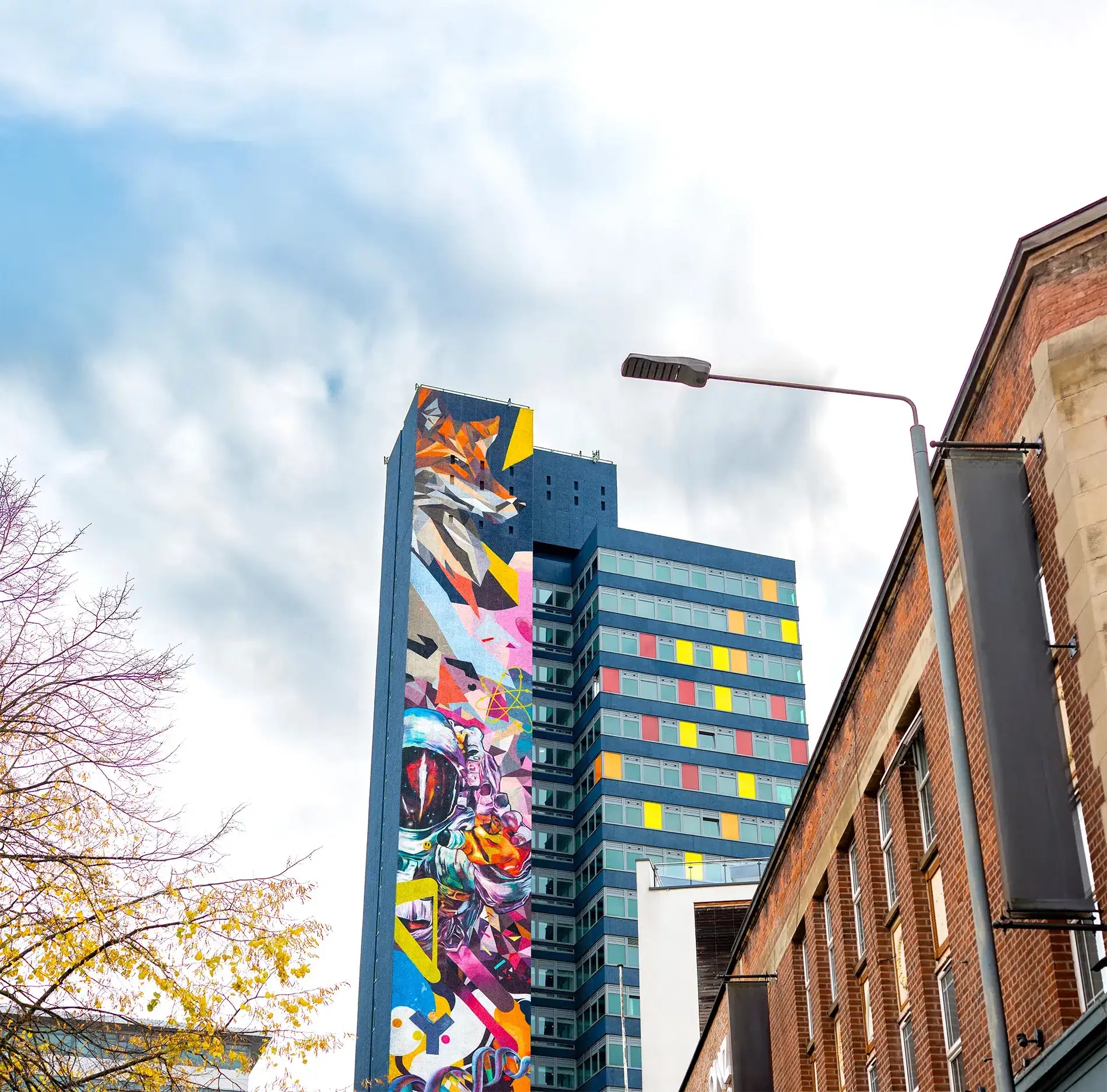 St George's Tower, Leicester – Exterior