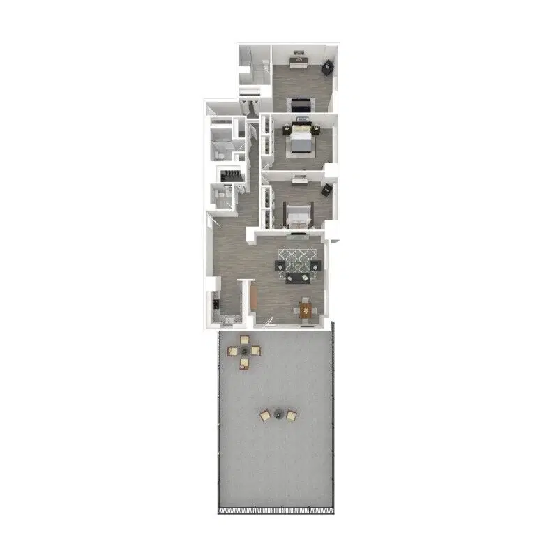 J Vue at the LMA, Boston – P1 Penthouse - 3 Bed 2.5 Bath