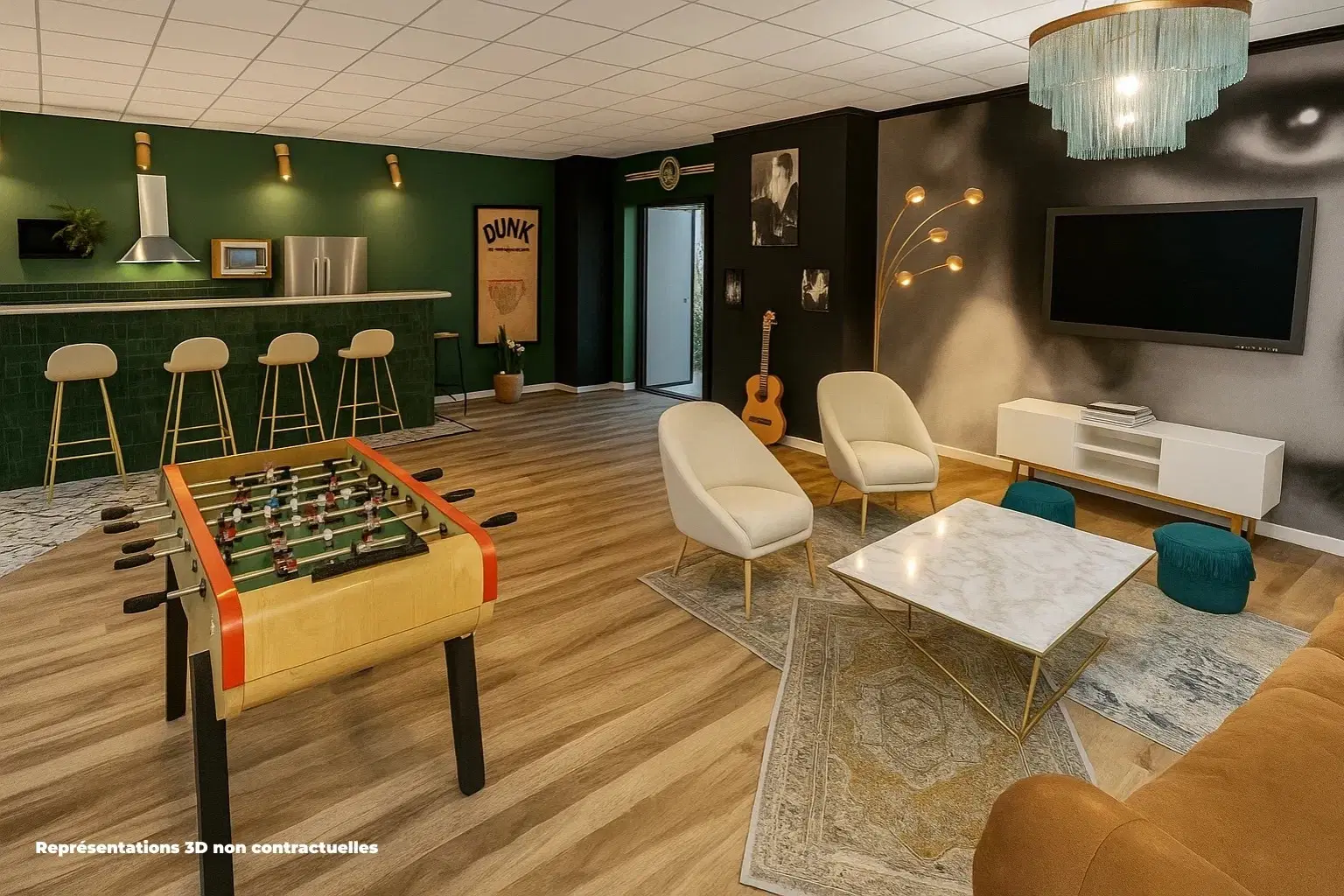 Baker Hill Residence, Saint-Étienne – Common Area