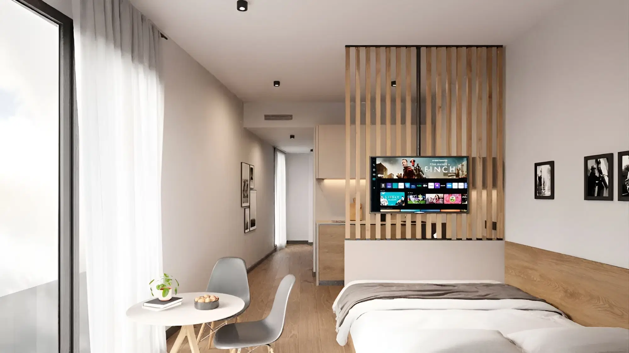 Blau Student Housing, Barcelona – Premium Corner Studio