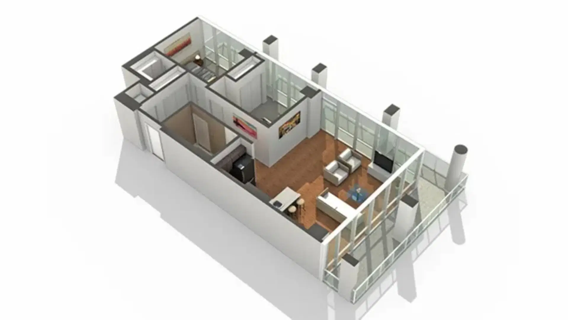 Arrive Lex, Chicago – 2 Bedroom 1 Bathroom