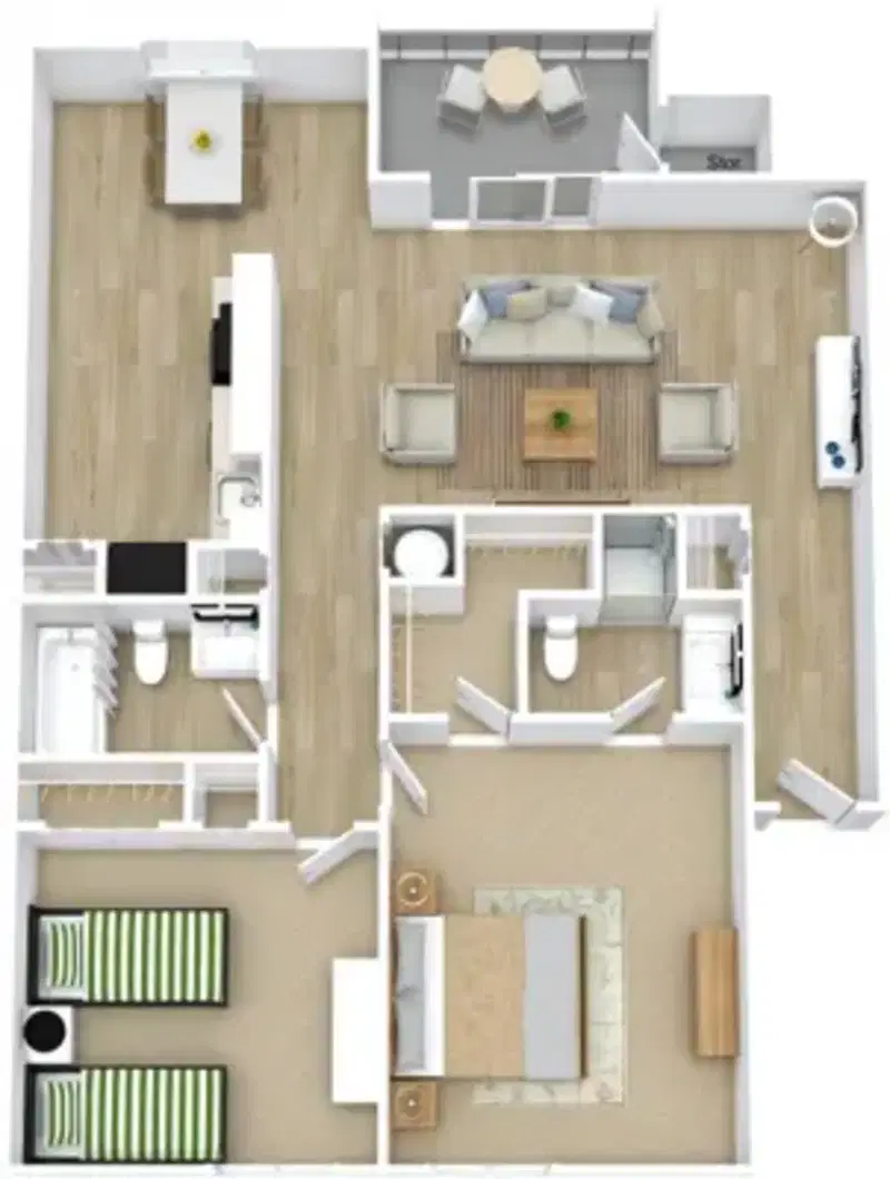 Osprey Pointe, St Petersburg – 2 Bed 2 Bath