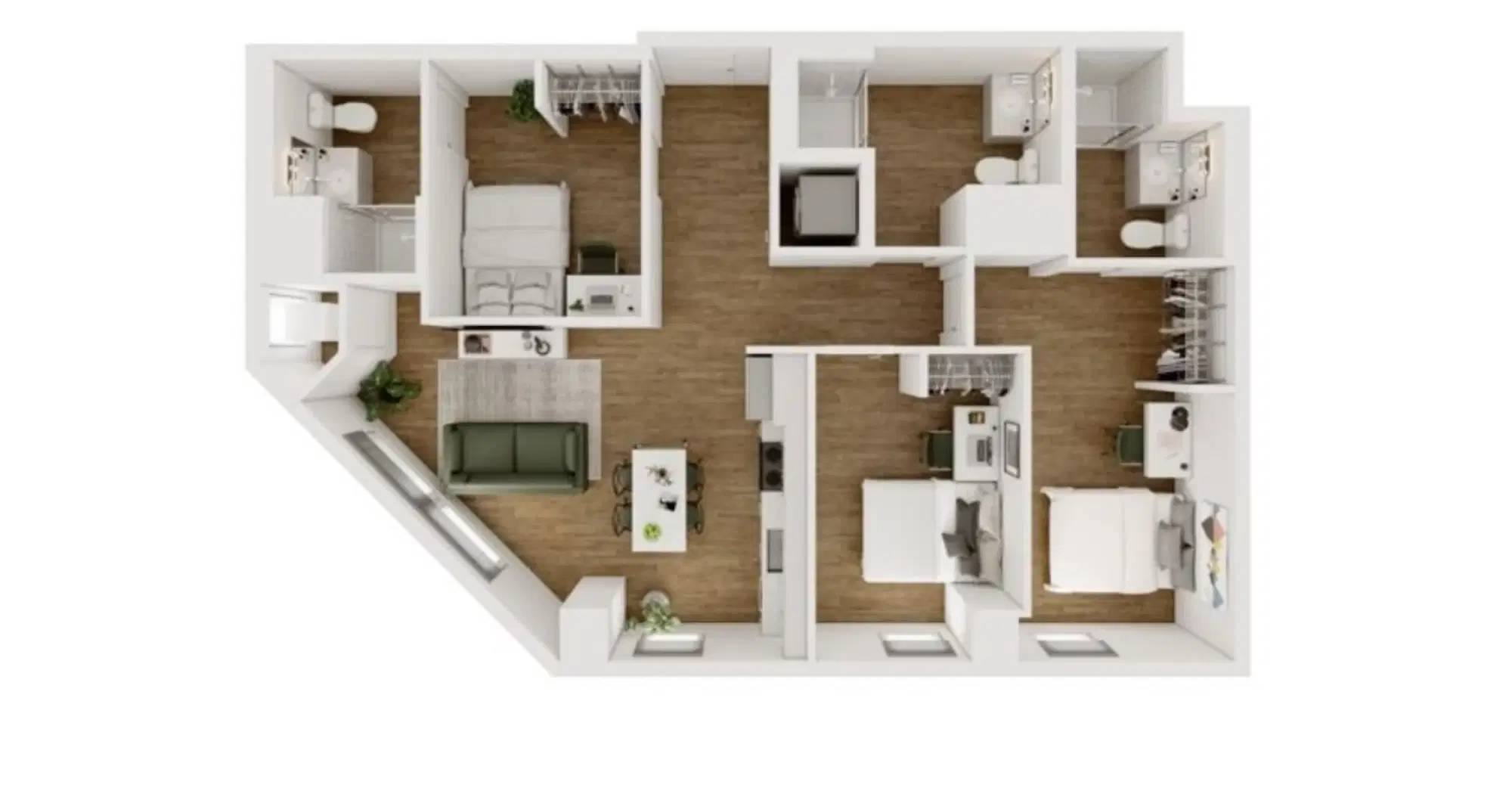 Ari on Fourth, Tucson – 3 Bedroom 3 Bathroom