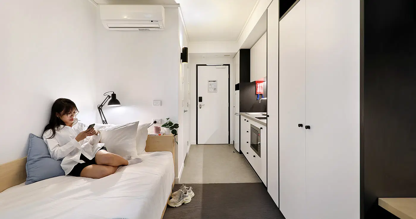 Iglu South Yarra Student Accommodation, Melbourne – Single Studio Apartment