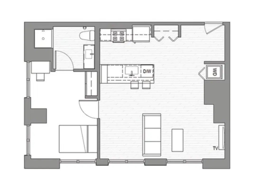 Rise At Riverfront Crossings, Iowa City – Room in 1 Bedroom 1 Bathroom | 1x1 Affordable Housing