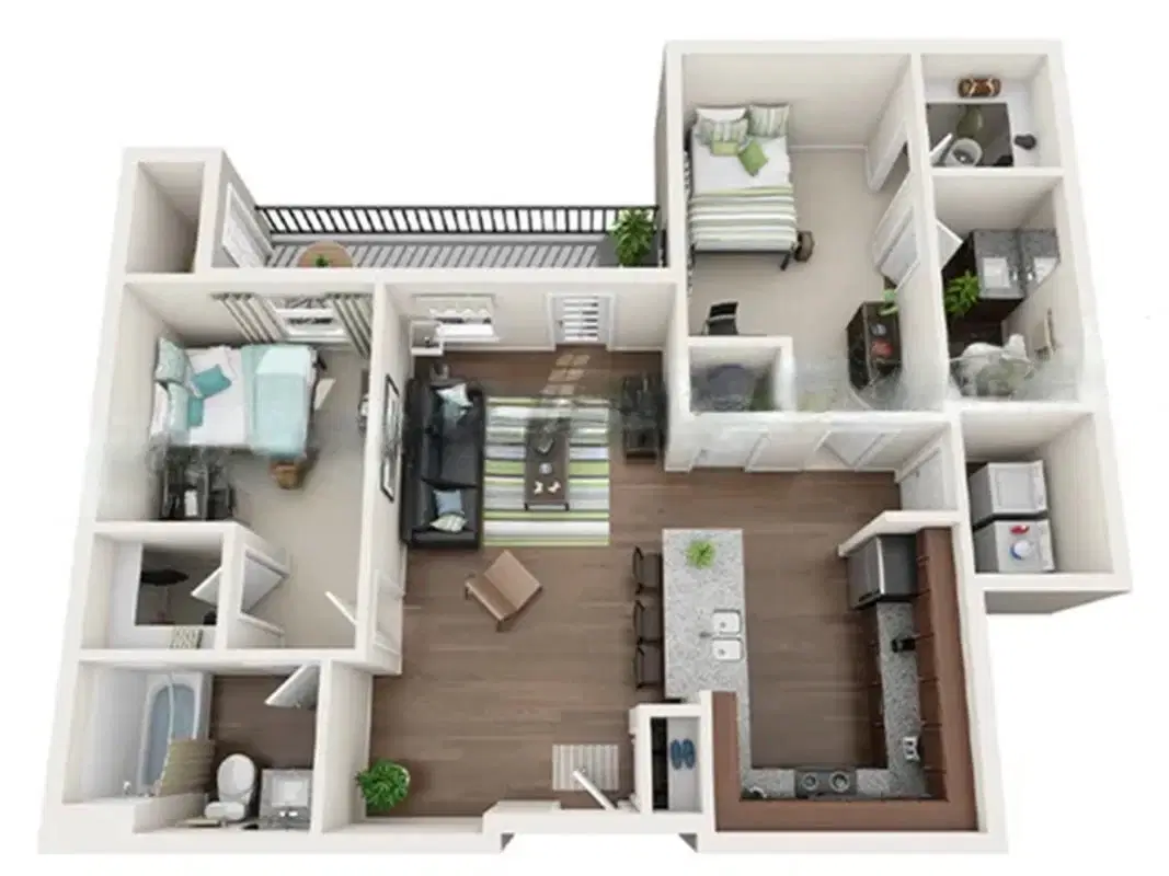 Station At Five Points, Columbia – Room in 3x3 Premium