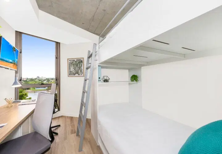 Scape St Lucia, Brisbane – Twin Bunk, King Single Bed