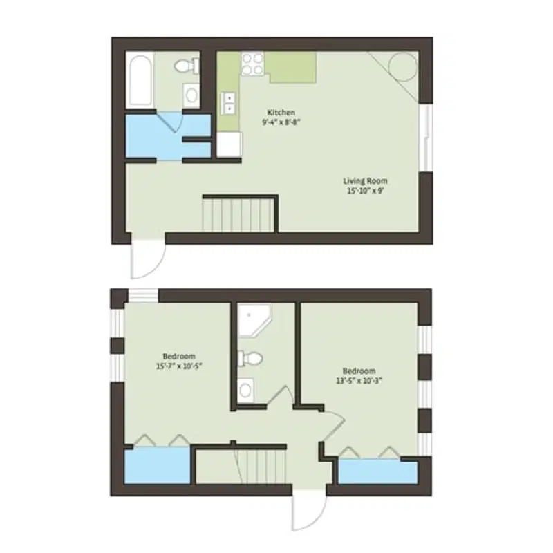 Cornell Terrace, Chicago – 2 Bed 2 Bath