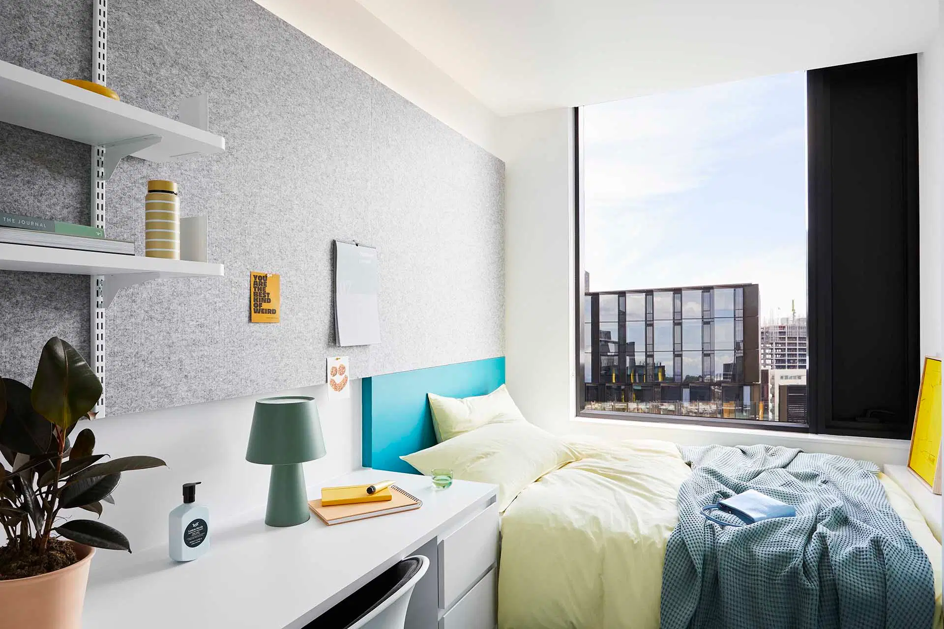 Scape Lincoln College, Melbourne – 2 Bedroom Shared Bathroom, Double Bed
