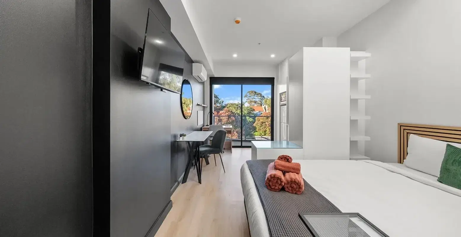 OTTO Student Accommodation Petersham, Sydney – Superior Single Balcony Studio