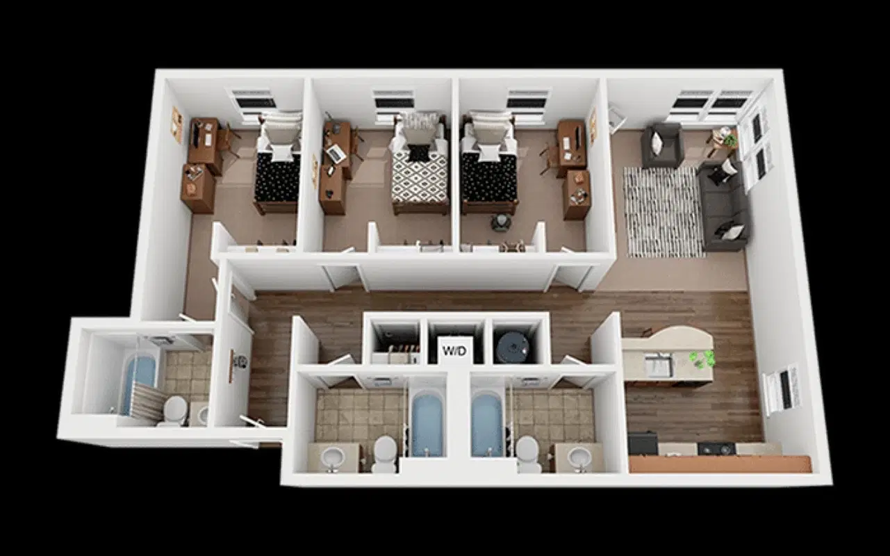 Valentine Commons, Raleigh – Private Room - Caswell Platinum