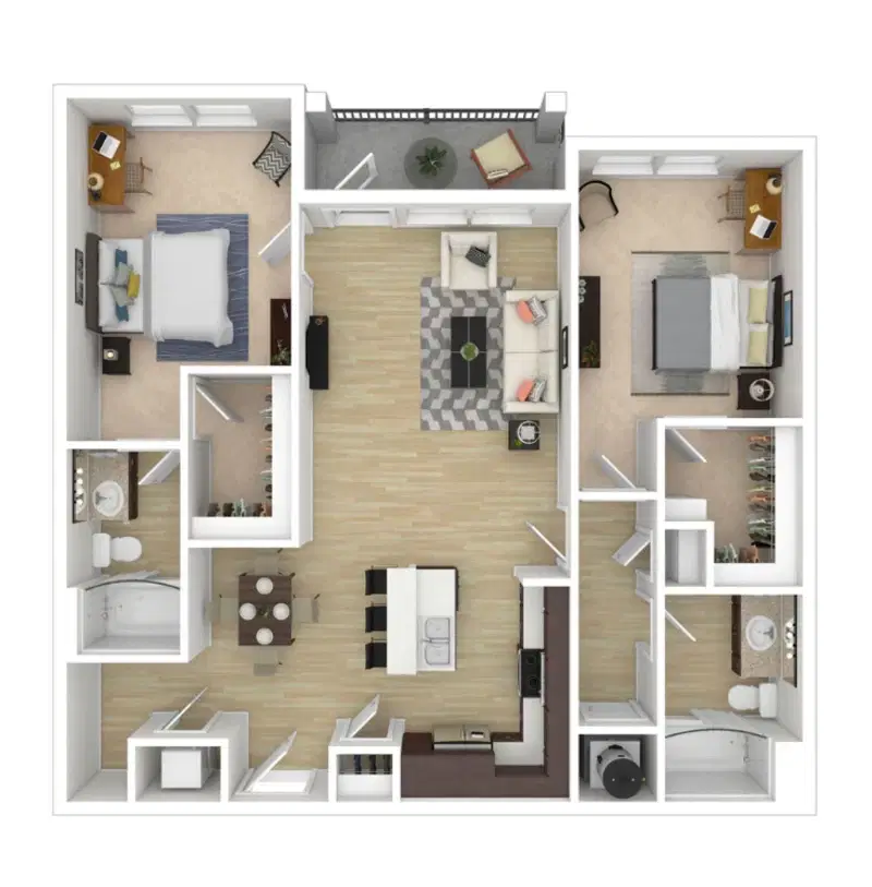 The Row on 3rd, Gainesville – 2 Bed 2 Bath
