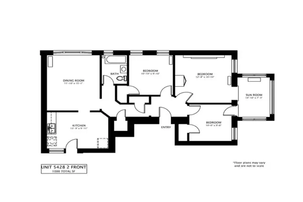 5416 S. Woodlawn Avenue, Chicago – 3 Bed 1 Bath