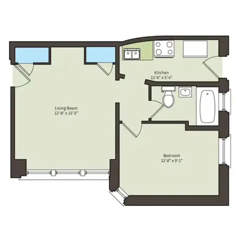 5457-5459 S. Blackstone Avenue, Chicago – 1 Bed 1 Bath