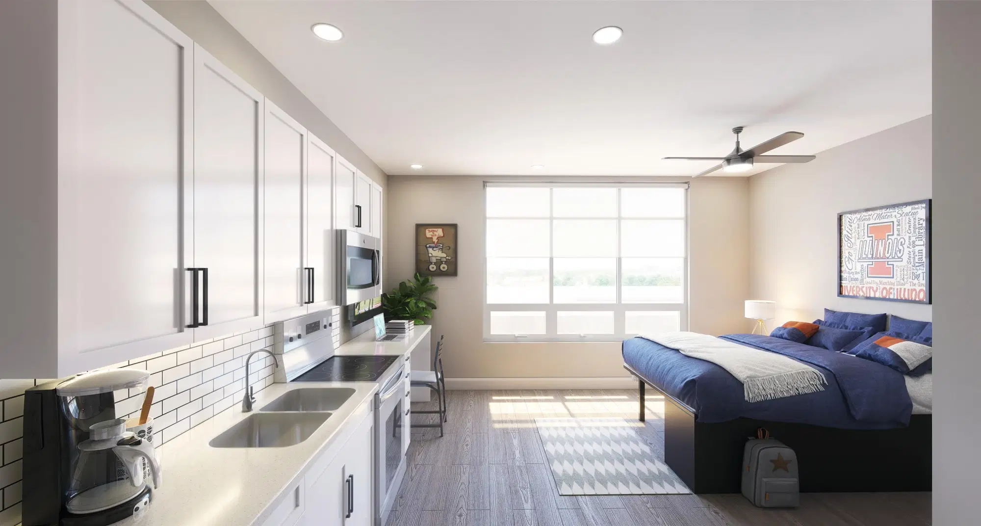 Icon, Champaign – 3 Bed 3 Bath