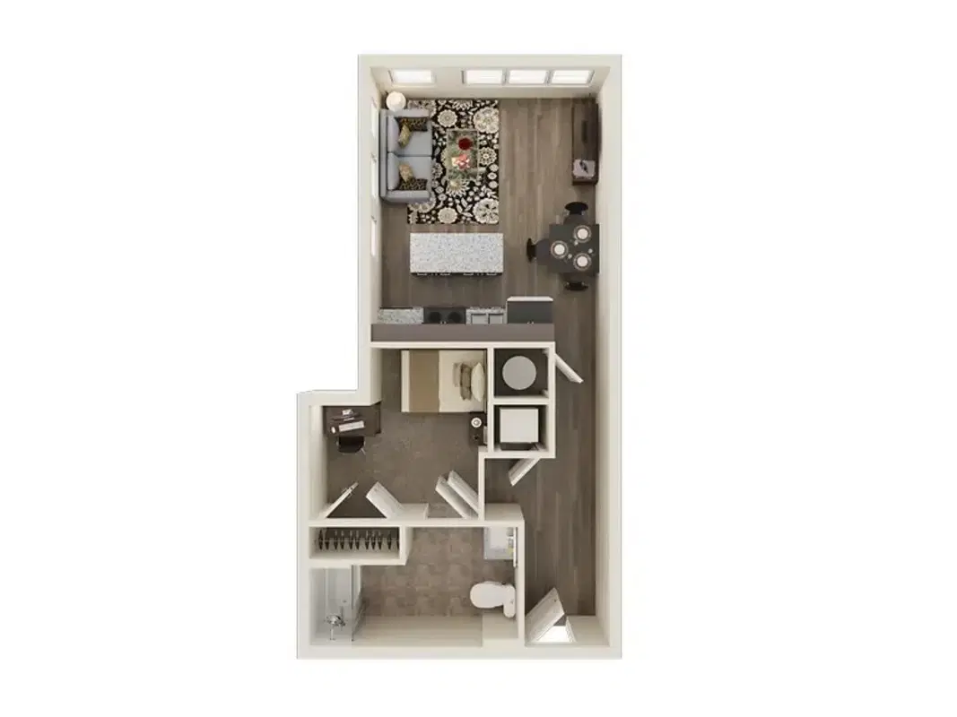 Yugo Cincinnati Deacon, Cincinnati – 1 Bed, 1 Bath Deluxe