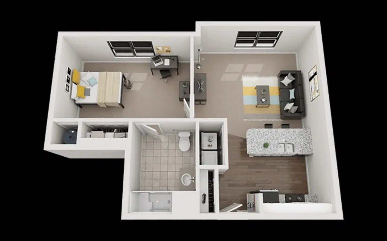 Greene Crossing, Columbia – Private Room - 1x1-3 Annex (1 Bed - 1 Bath)