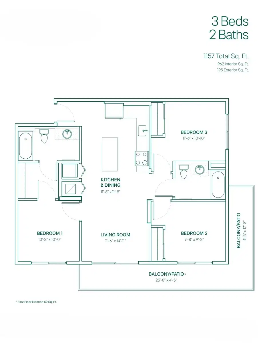 Resia Rayzor Ranch, Denton – 3 Bed 2 Bath