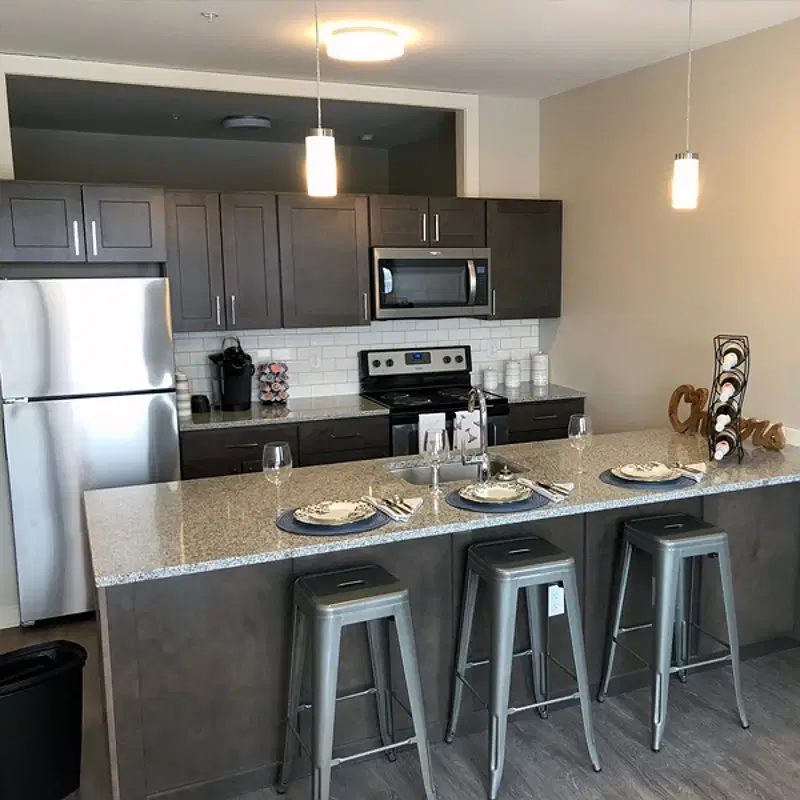 UnCommon Apartments, Syracuse – Kitchen