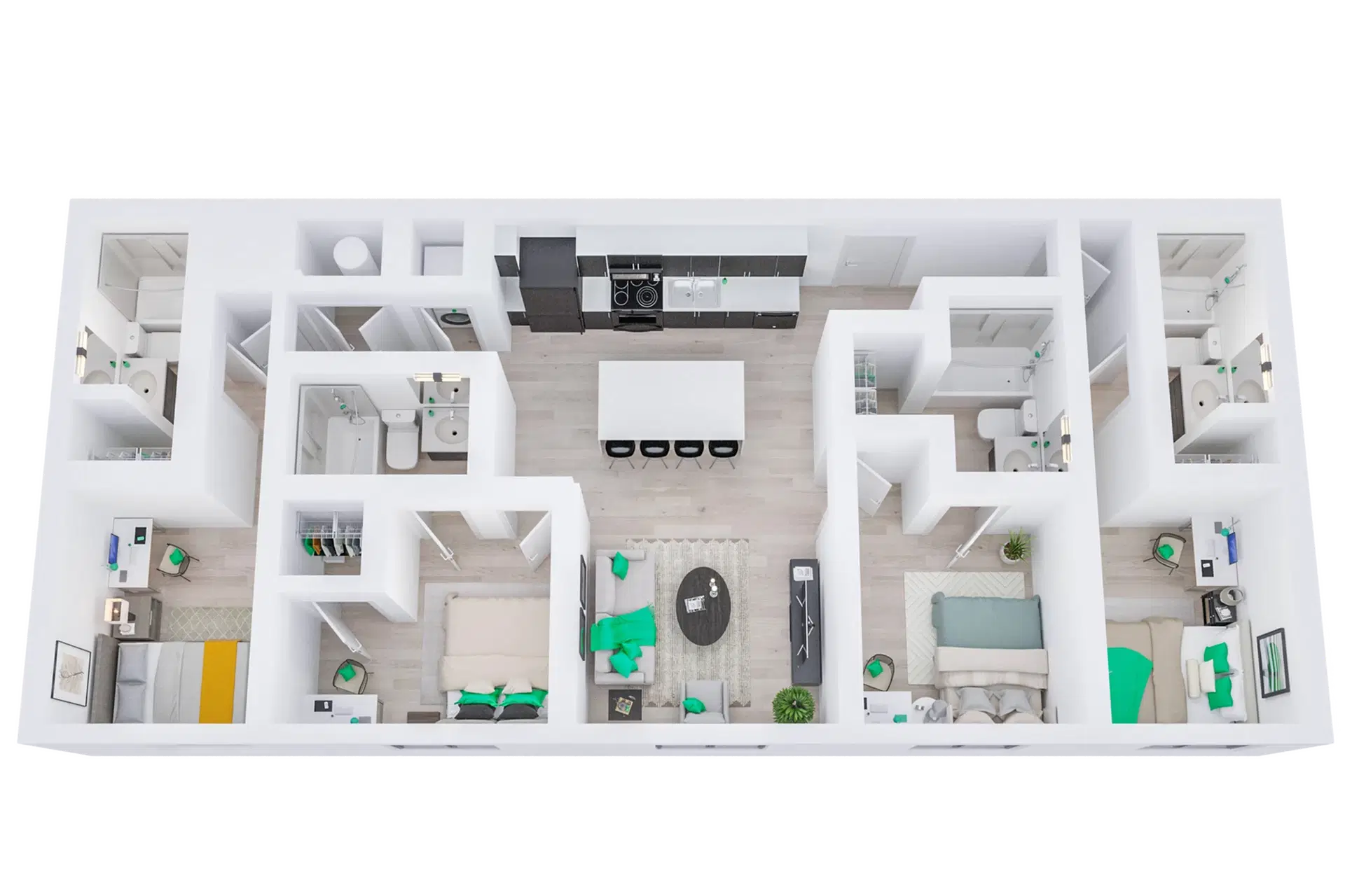 Muse Omaha, Omaha – 4 Bedroom 4 Bathroom