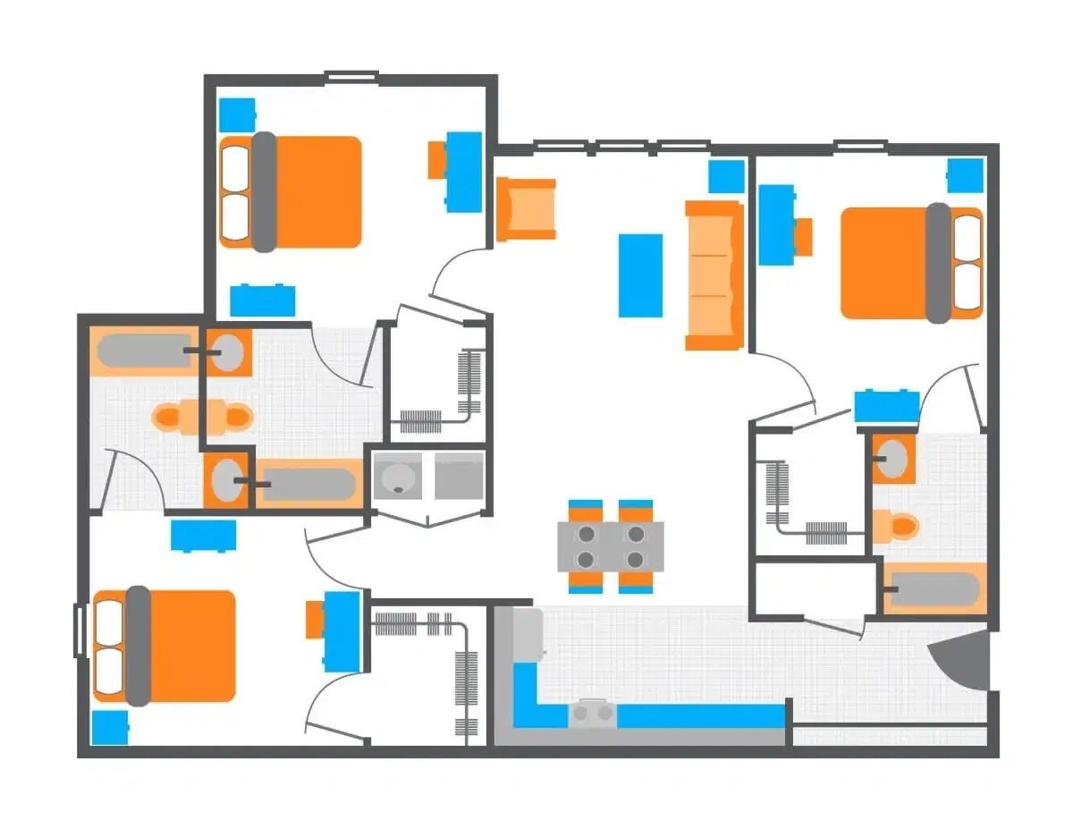 Copper Beech, Ames – 3 Bedroom 3 Bathroom