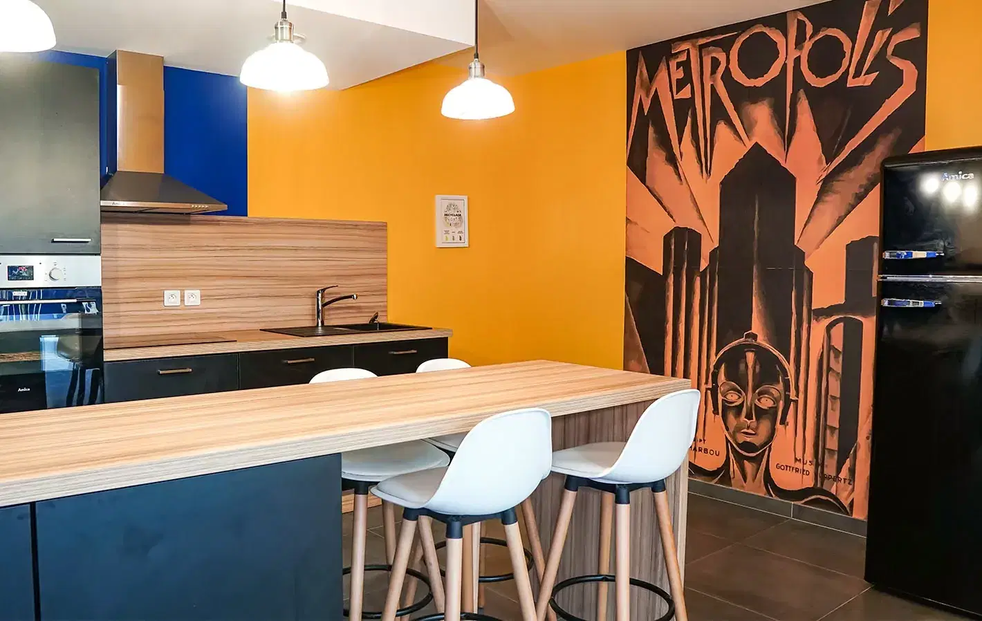 Streamline Residence, Boulogne-Billancourt – Kitchen