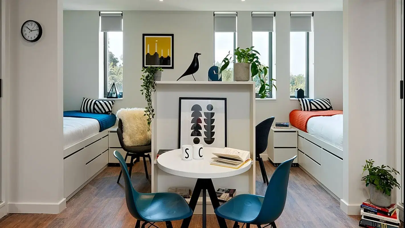 Student Castle Oxford, Oxford – Fielding Twin Studio with AC